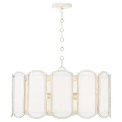 Belleview 5 Light Pendant in Washed Oak