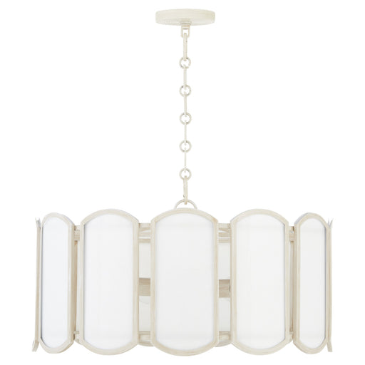 Belleview 5 Light Pendant in Washed Oak