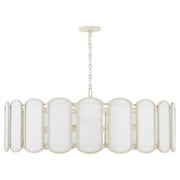 Belleview 8 Light Pendant in Washed Oak