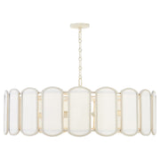 Belleview 8 Light Pendant in Washed Oak