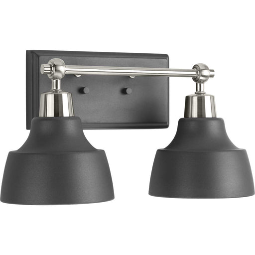 Bramlett Two Light Bath in Brushed Nickel