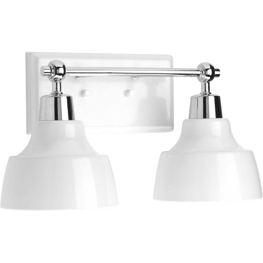 Bramlett Two Light Bath in Polished Chrome