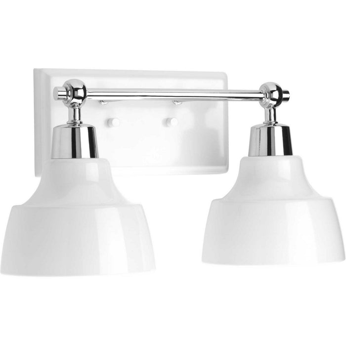 Bramlett Two Light Bath in Polished Chrome