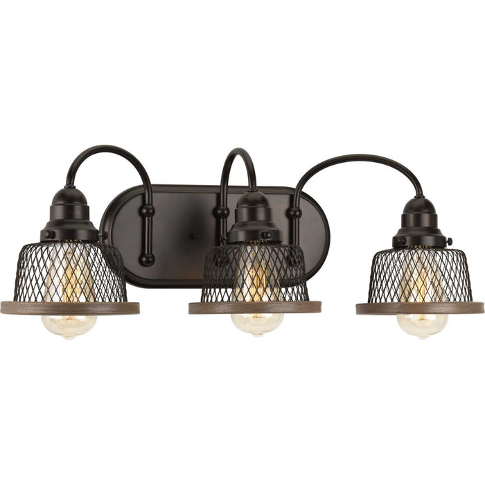 Tilley 3-Light Bath & Vanity Lighting in Antique Bronze