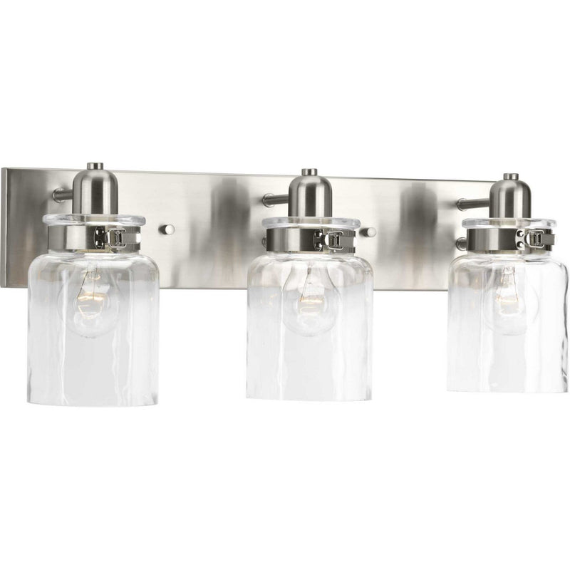 Calhoun 3-Light Bath Vanity Light in Brushed Nickel