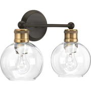 Hansford 2-Light Bath Vanity Light in Antique Bronze