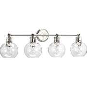 Hansford 4-Light Bath Vanity Light in Polished Nickel