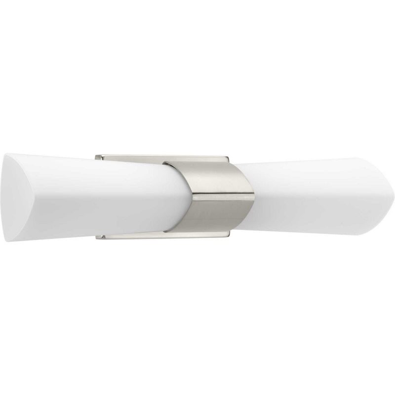Zura 2-Light Bath Vanity Light in Brushed Nickel