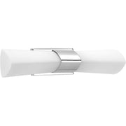 Zura 2-Light Bath Vanity Light in Polished Chrome