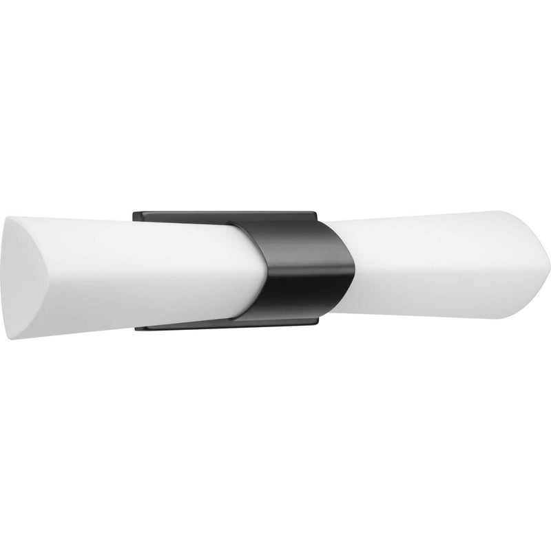 Zura 2-Light Bath Vanity Light in Black
