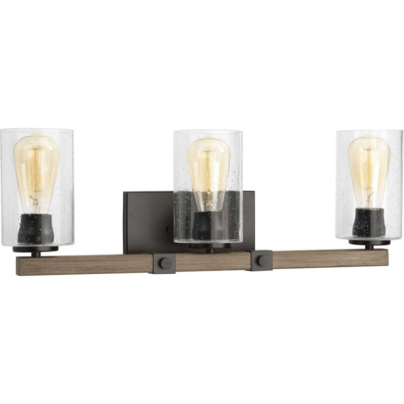Barnes Mill 3-Light Bath Vanity Light in Antique Bronze