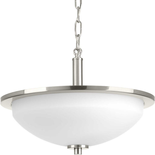 Replay 2-Light Semi-Flush Mount in Brushed Nickel