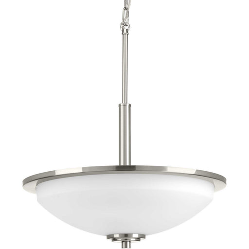 Replay Three Light inverted pendant in Brushed Nickel