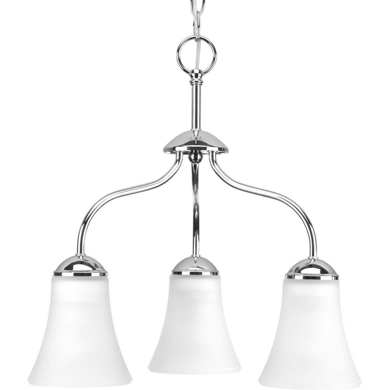 Classic 3-Light Chandelier in Polished Chrome