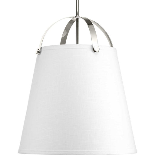 Galley Three Light Pendant in Polished Nickel