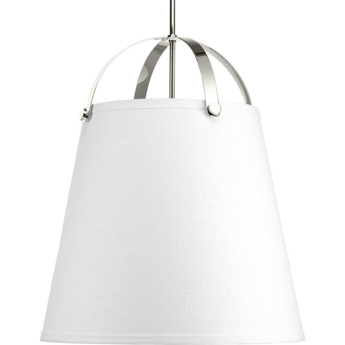 Galley Three Light Pendant in Polished Nickel