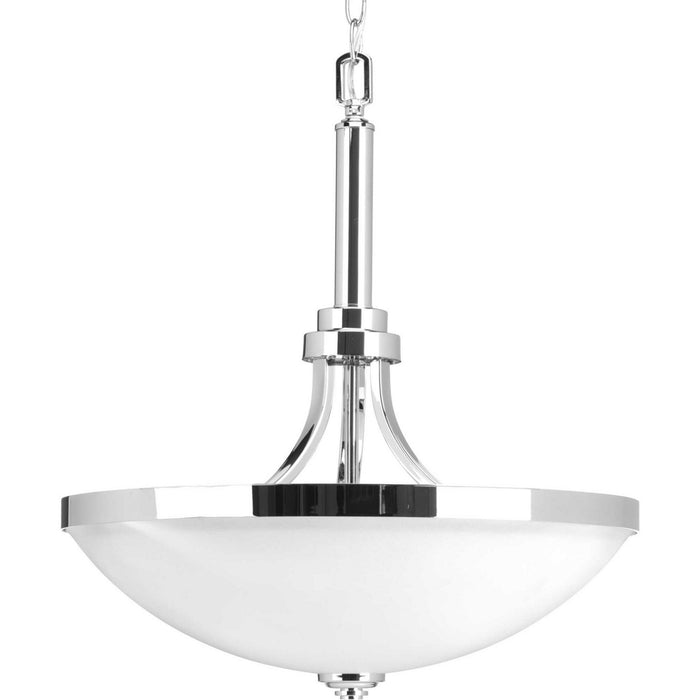 Topsail 3-Light Inverted Pendant in Polished Chrome