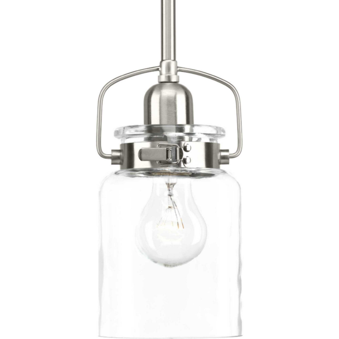 Calhoun One Light Mini Pendant in Brushed Nickel