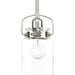 Calhoun One Light Mini Pendant in Brushed Nickel