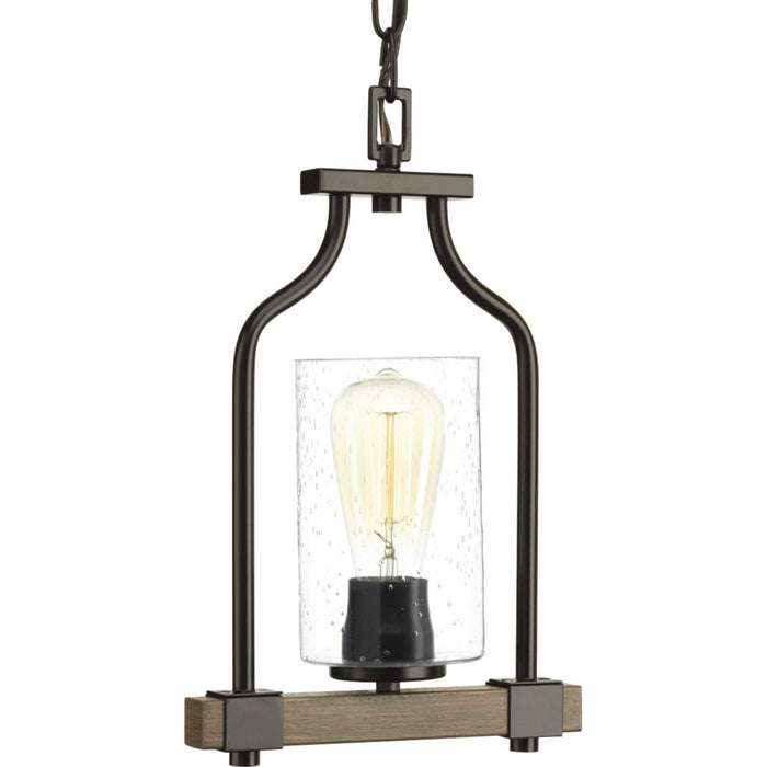 Barnes Mill One Light Mini Pendant in Antique Bronze