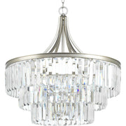 Glimmer 6-Light Chandelier in Silver Ridge