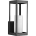 Patewood One Light Wall Lantern in Black
