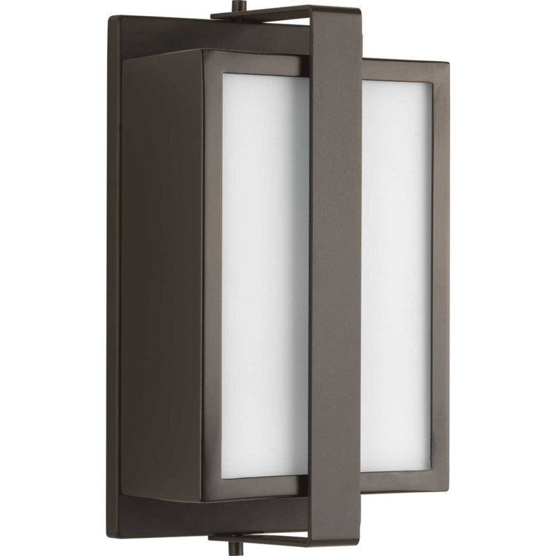 Diverge One Light Wall Lantern in Architectural Bronze