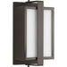 Diverge One Light Wall Lantern in Architectural Bronze