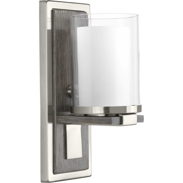 Mast One Light Wall Sconce in Brushed Nickel