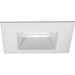 5" LED Square Recessed Trim in White