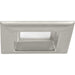4" LED Square Recessed Trim in Brushed Nickel