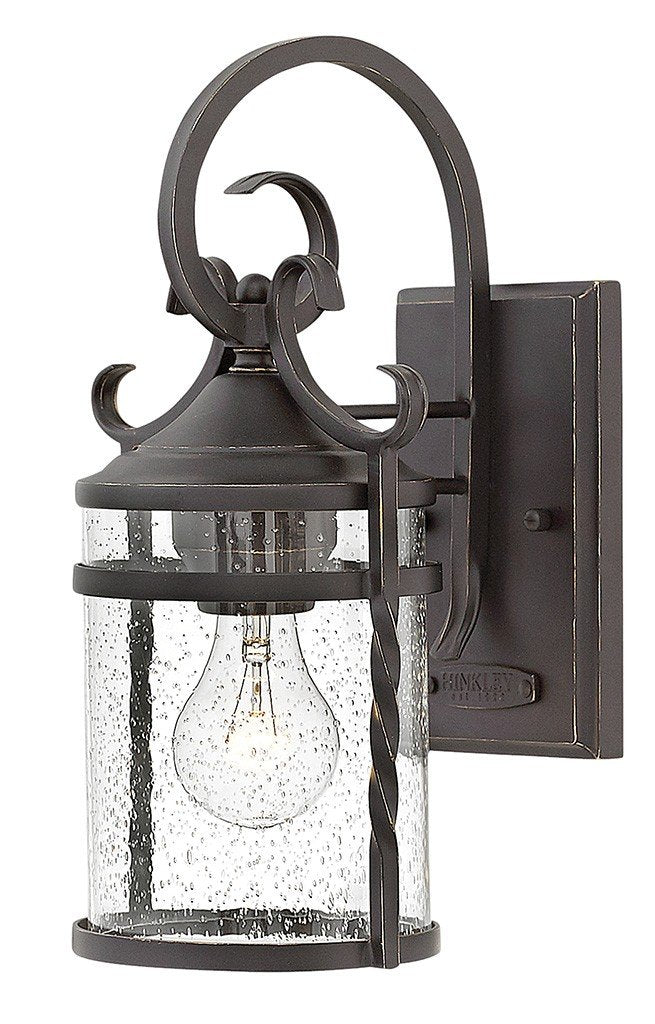 Casa Small Outdoor Wall Lantern in Olde Black