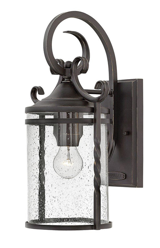 Casa Medium Outdoor Wall Lantern in Olde Black