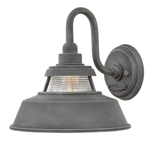 Troyer Medium Outdoor Wall Sconce in Aged Zinc