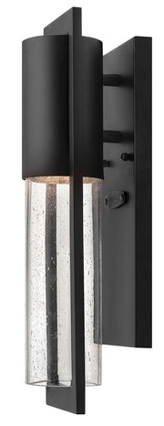 Shelter Small Outdoor Wall Lantern in Black