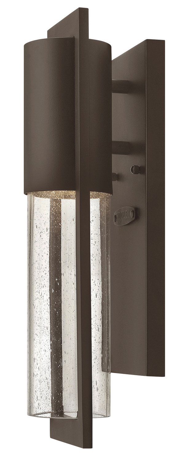 Shelter Small Outdoor Wall Lantern in Buckeye Bronze