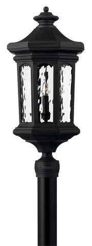 Raley 4-Light Outdoor Post Light in Museum Black