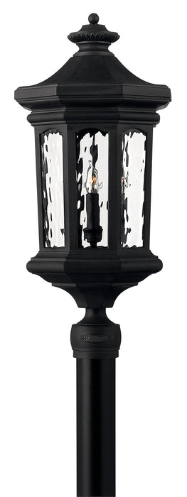 Raley Large Post or Pier Mount Lantern in Museum Black