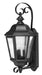 Edgewater Large Wall Mount Lantern in Black