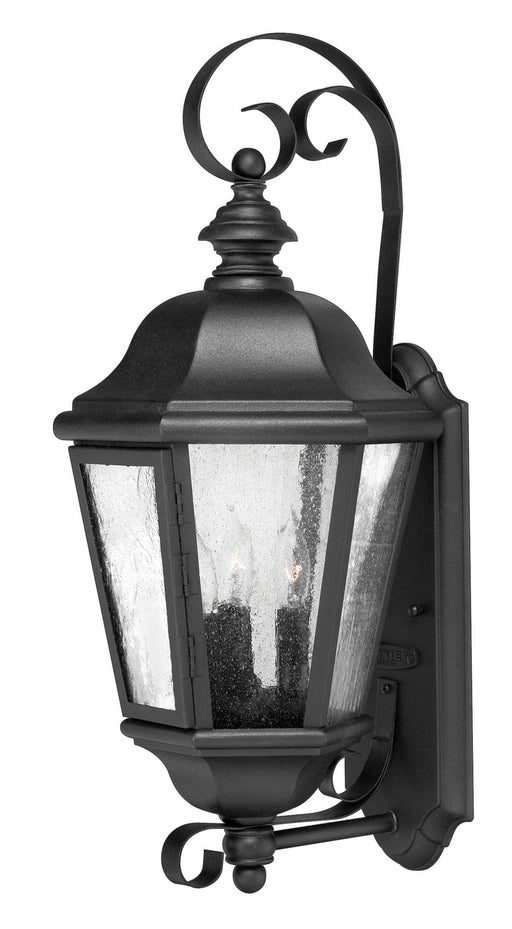 Edgewater Large Wall Mount Lantern in Black