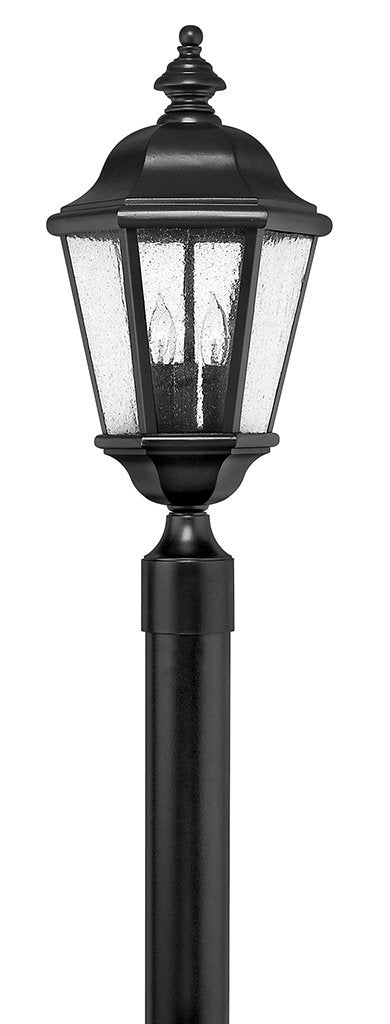 Edgewater Medium 3-Light Outdoor Post Light in Black