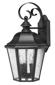 Edgewater 18" 3-Light Outdoor Wall Lantern in Black