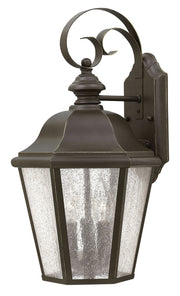 Edgewater Medium Wall Mount Lantern in Oil Rubbed Bronze