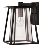 Walker Small Outdoor Wall Lantern in Black