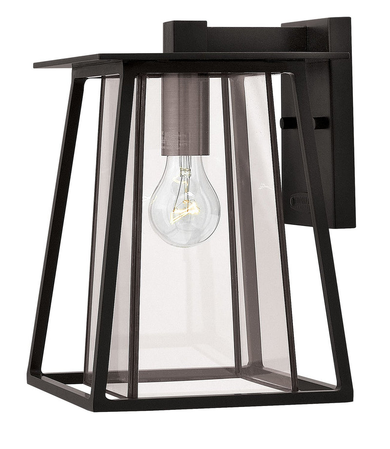 Walker Small Outdoor Wall Lantern in Black