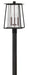Walker Large Post or Pier Mount Lantern in Black