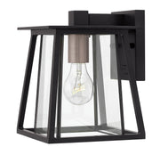 Walker Extra Small Outdoor Wall Lantern in Black