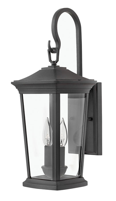 Bromley Medium Wall Mount Lantern in Museum Black