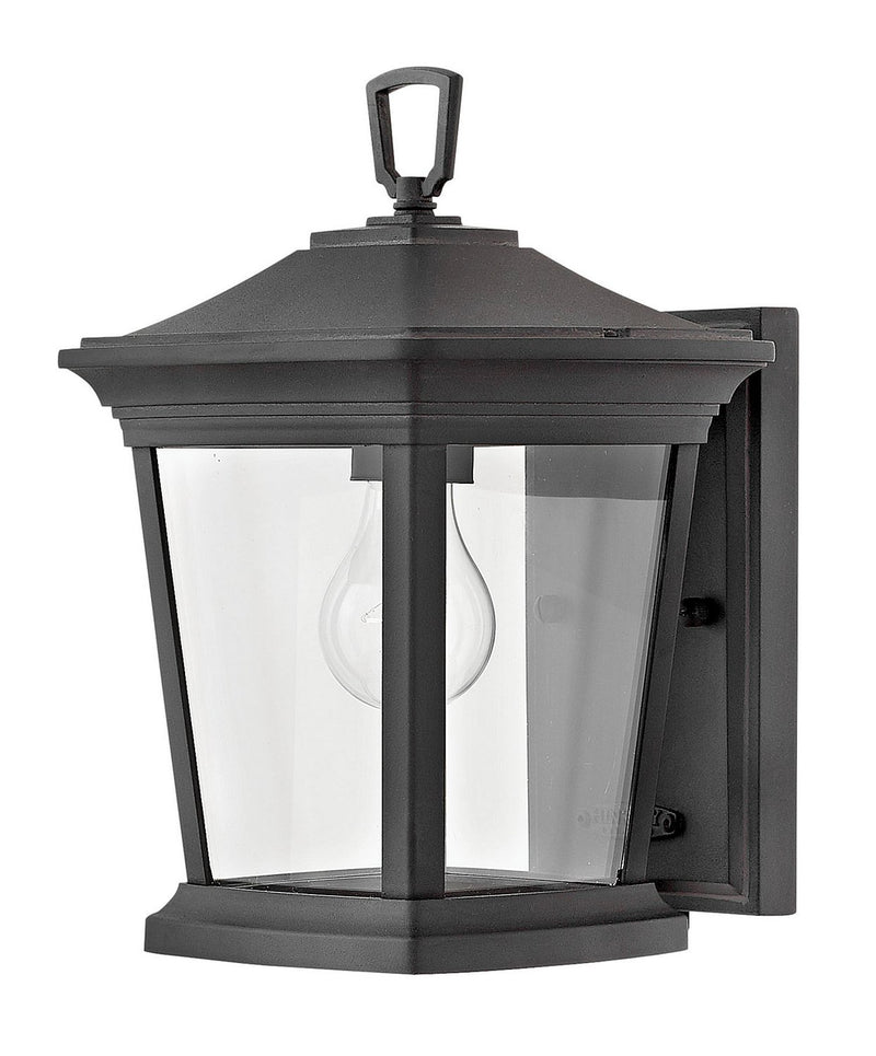 Bromley Extra Small Outdoor Wall Lantern in Museum Black
