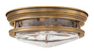 Hadley LED Flush Mount in Brushed Bronze